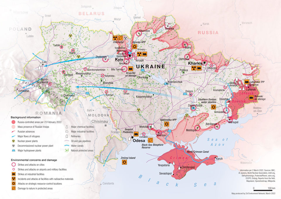 War in Ukraine: The ecological cataclysm